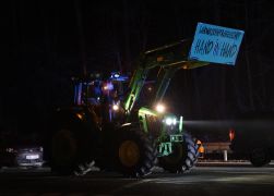 Bauern Protest In Jena Spontane Blockade Im Muehltal 08
